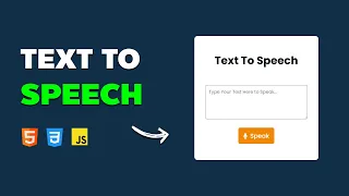 Create a Simple Text to Speech Converter Using JavaScript in Under 10 Minutes