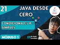 JAVA COURSE FROM SCRATCH - Lesson 21 Simple IF Conditionals in Java