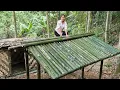 Lagu Watch a girl design a bamboo house frame and roof