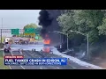 4 injured amid fuel tanker fire in Edison New Jersey