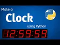 Digital Clock in Python Digital clock using PyQt5 Python Qtdesigner project AviUpadhyay