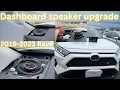 Toyota Rav4 2019 - 2023 dashboard speaker upgrade