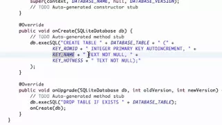 Android Application Development Tutorial 117 Inserting Data into SQLite Database