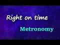 Metronomy - Right on time (Lyrics)