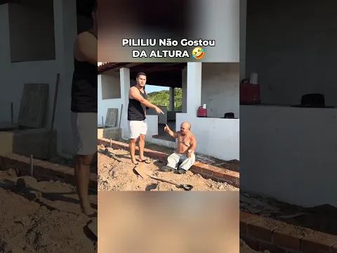 PILILIU NÃO GOSTOU DA ALTURA 😂