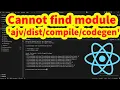 Fix React - Cannot find module Require stack