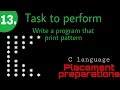 Star Pattern Program in C Hindi - 13 TechnicalMinds