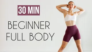 30 min FULL BODY WORKOUT for TOTAL BEGINNERS Achievable All Standing Low Impact No Equipment