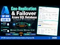 Configure Geo-Replication for Azure SQL Database DP-300 Lab 14 Failover 2026