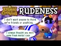 Animal Crossing Rudeness