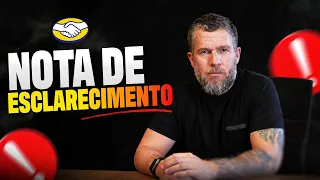 NOTA DE ESCLARECIMENTO sobre a EXPERIÊNCIA DE COMPRA