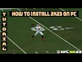 NFL 2k23 Tutorial for PC NFL 2k5 Resurrected PCSX2