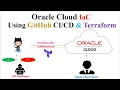 Oracle Cloud Infrastructure as Code Using Terraform and GitHub Actions OCI Terraform GitHub