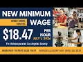 Honest Work Fair Pay New Unincorporated LA County Minimum Wage Updated July 1 2026