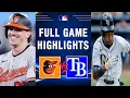 Baltimore Orioles vs Tampa Bay Rays Full Game Highlights August 14 2026 MLB Season