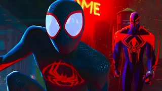 ولد عنده قوة اسبيدرمان بيحارب كل الابطال الخارقين علشان ينقذ عليته ملخص فيلم The Spider Verse 