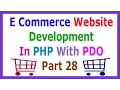 E Commerce Website Development In PHP With PDO Part 28 Display All Categories From User Side