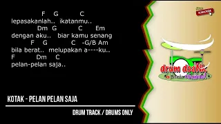 Download KOTAK - Pelan-Pelan Saja (drums only) [chord gitar \u0026 lirik] MP3