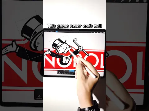 When’s the last time you played monopoly?🤔 #procreatedreams #monopoly #logoanimation