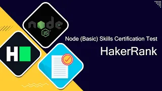 Hakerrank Node Certification Solutions Hackerrank Certifications Solutions