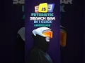 Futuristic Search Bar Animation HTML CSS JS Tutorial