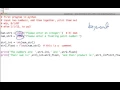 First Program