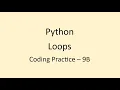 Coding Practice 9B Loops Python NxtWave CCBP