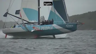 IMOCAs Leg #1 Guyader Bermudes 1,000 Brest to Fastnet Rock. Report and Onboard Footage (Eng Subs)