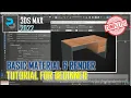 3ds Max 2022 Basic Material And Render Tutorial For Beginner COMPLETE
