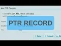 PTR Record DNS Basics