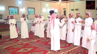 طاروق الشاعرخليف البلادي والشاعر عبدالعالي السالمي في حفل زواج الشابين  طارق وحاتم حمدان النشمي دندنها