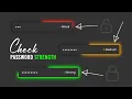 Password Strength Checker in Javascript