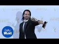 Lin-Manuel Miranda poses with his 2014 Creative Arts Emmy Award - Daily Mail
