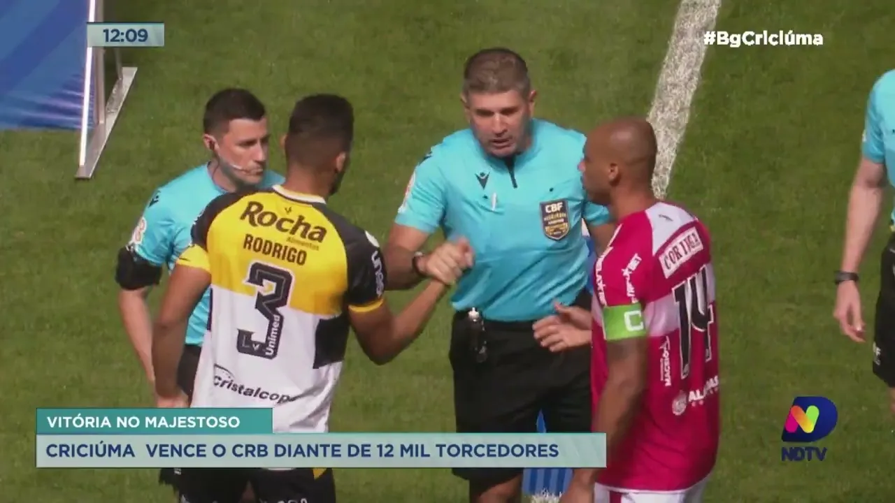 Tigre no G4: Criciúma E.C conquista vitória emocionante contra o CRB