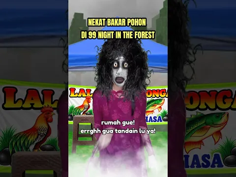 Nekat bakar pohon di 99 night in the forest #shorts #roblox #fyp