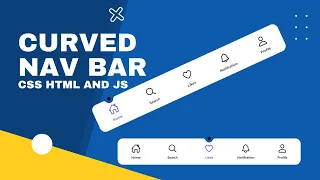 Navigation Menu Indicator using Html CSS JavaScript curved effect