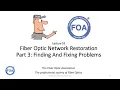 Lecture 53 Fiber Optic Restoration Finding and Fixing Problems