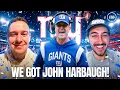 Lagu THE GIANTS HIRE JOHN HARBAUGH! | A New Era Begins in New York [REACTION]