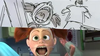 The Dentist Scene From Finding Nemo Pixar Side By Side 
