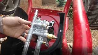 Installing Amazon water pump on a Pressure Washer