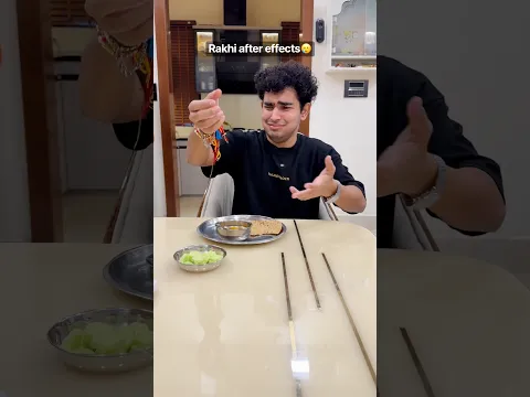 Rakhi after effects🥲😂#funny #comedy #rakshabandhan #shorts #koushalmonga