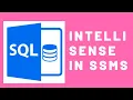 Intellisense option in SSMS
