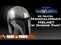 3D Printed Mando Helmet Assembly Clean Up Paint THE MANDALORIAN STAR WARS ARMOR HELMET