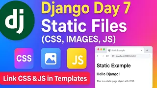 Django Tutorial Static Files in Django CSS JS Images Explained with Examples