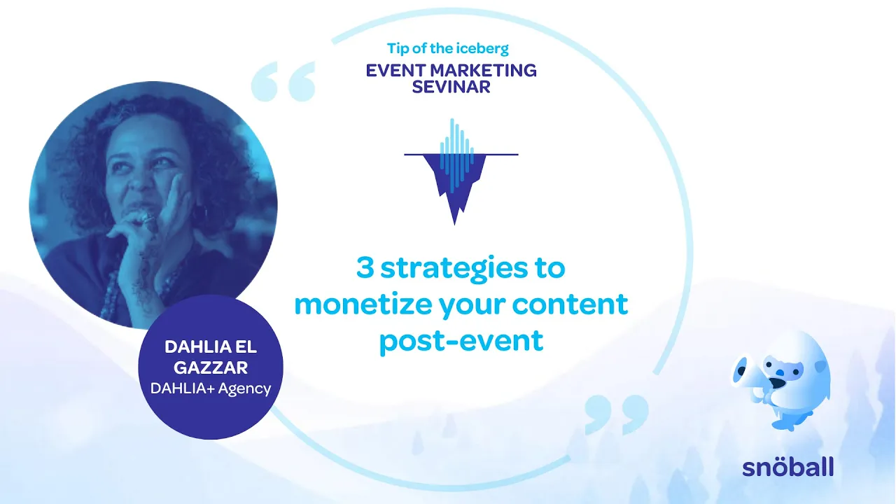 3 strategies on how to monetize your content post-event