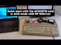 Hard Drive for Atari ST - Quick start with the ACSI2STM card with Putnik Peter Driver