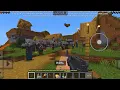 I SAVE THE VILLAGE FROM THE PILLAGER AND VINDICATOR MINECRAFT GUN MOD GAMEMODE MINECRAFT
