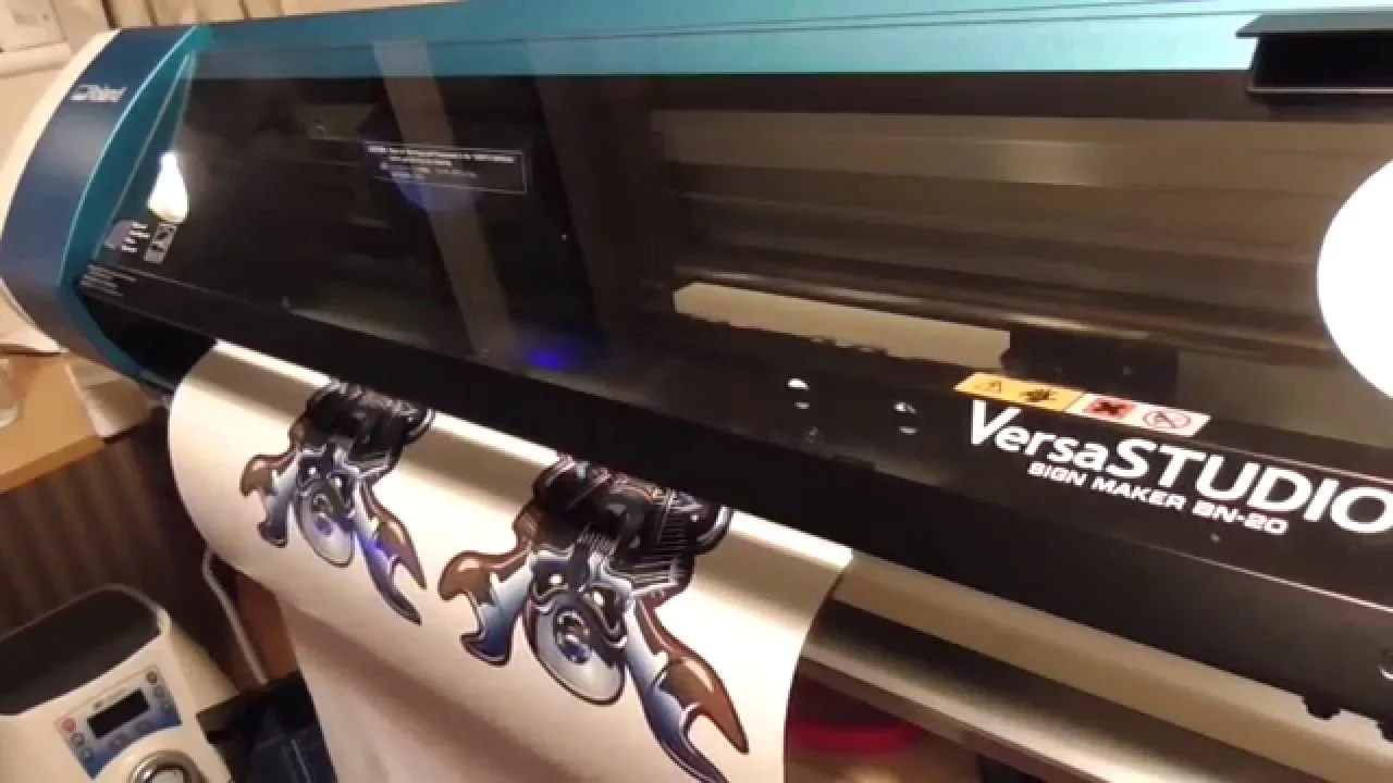 how to print t-shirt with roland bn-20