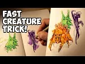 Sketch Creatures Fast with This Simple Trick