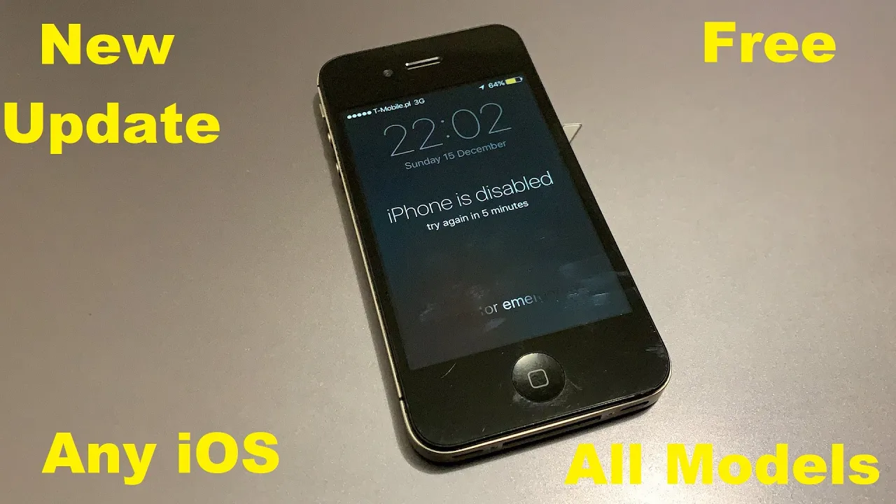 How to unlock iCloud Activation Lock on iPhone 4s 99% successful !!!